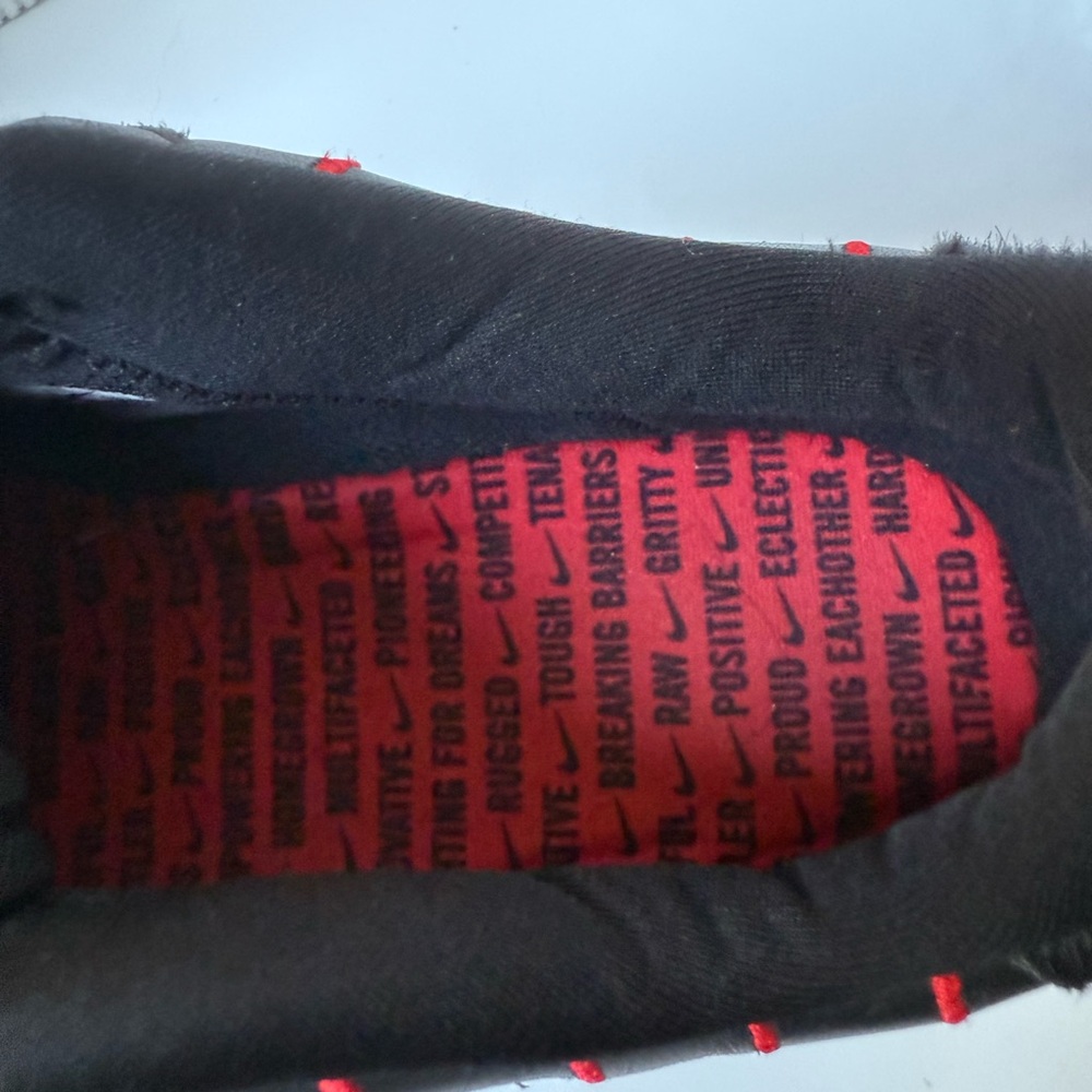 Nike Air Force 1 Jewel QS CHICAGO ALLSTAR Pinstripe Black Red Women's size 9 - Picture 7 of 14